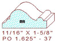 Applied Moulding 1-5/8" - 37 Applied Moulding 1-5/8" - 37