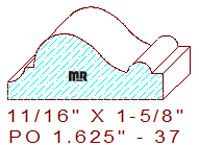 Applied Moulding 1-5/8" - 37 