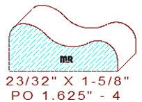 Applied Moulding 1-5/8" - 4 Applied Moulding 1-5/8" - 4