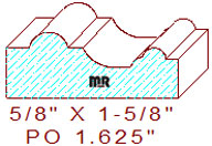 Applied Moulding 1-5/8" Applied Moulding 1-5/8"