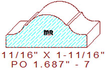 Applied Moulding 1-11/16" - 7 Applied Moulding 1-11/16" - 7