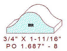 Applied Moulding 1-11/16" - 8 Applied Moulding 1-11/16" - 8