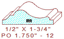 Applied Moulding 1-3/4"- 12