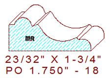 Applied Moulding 1-3/4" - 18