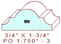 Applied Moulding 1-3/4" - 3 Applied Moulding 1-3/4" - 3