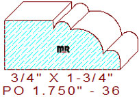 Applied Moulding 1-3/4" - 36 Applied Moulding 1-3/4" - 36