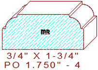 Applied Moulding 1-3/4" - 4