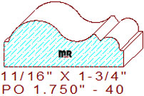 Applied Moulding 1-3/4" - 40 Applied Moulding 1-3/4" - 40