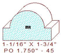 Applied Moulding 1-3/4" - 45