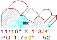 Applied Moulding 1-3/4" - 52 Applied Moulding 1-3/4" - 52