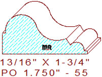 Applied Moulding 1-3/4" - 55 Applied Moulding 1-3/4" - 55