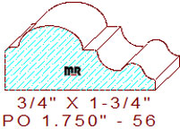 Applied Moulding 1-3/4" - 56