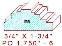 Applied Moulding 1-3/4" - 6