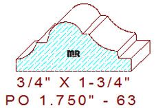 Applied Moulding 1-3/4" - 63 