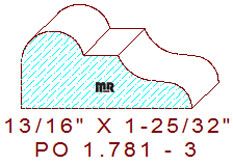 Applied Moulding 1-25/32" - 3 Applied Moulding 1-25/32" - 3