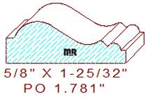 Applied Moulding 1-25/32" Applied Moulding 1-25/32"