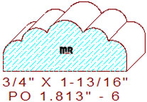 Applied Moulding 1-13/16" - 6 Applied Moulding 1-13/16" - 6