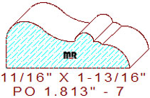Applied Moulding 1-13/16" - 7 Applied Moulding 1-13/16" - 7
