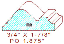 Applied Moulding 1-7/8" Applied Moulding 1-7/8"