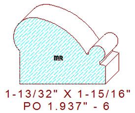 Applied Moulding 1-15/16" - 6 Applied Moulding 1-15/16" - 6