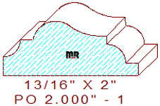 Applied Moulding 2" - 1 Applied Moulding 2" - 1