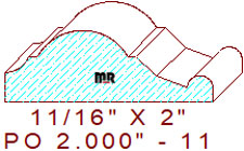 Applied Moulding 2" - 11