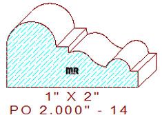 Applied Moulding 2" - 14 Applied Moulding 2" - 14
