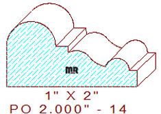 Applied Moulding 2" - 14
