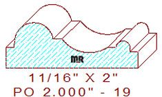 Applied Moulding 2" - 19