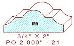 Applied Moulding 2" - 21 Applied Moulding 2" - 21
