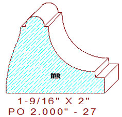 Applied Moulding 2" - 27 Applied Moulding 2" - 27