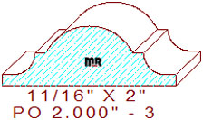 Applied Moulding 2" - 3 Applied Moulding 2" - 3
