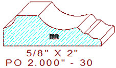 Applied Moulding 2" - 30