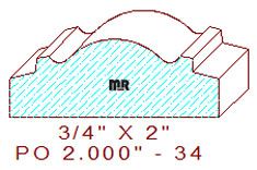 Applied Moulding 2" - 34