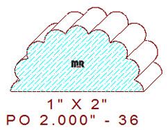 Applied Moulding 2" - 36 Applied Moulding 2" - 36