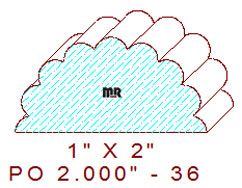 Applied Moulding 2" - 36