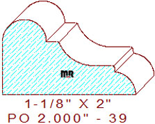 Applied Moulding 2" - 39