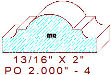 Applied Moulding 2" - 4 