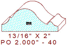 Applied Moulding 2" - 40 Applied Moulding 2" - 40