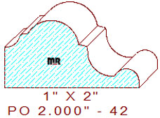 Applied Moulding 2" - 42