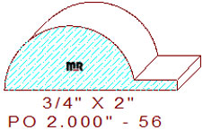 Applied Moulding 2" - 56