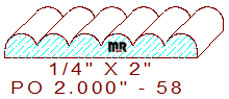 Applied Moulding 2" - 58 