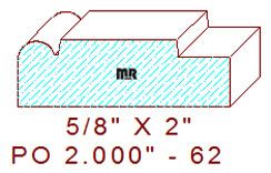 Applied Moulding 2" - 62