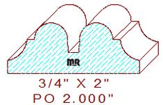 Applied Moulding 2" Applied Moulding 2"