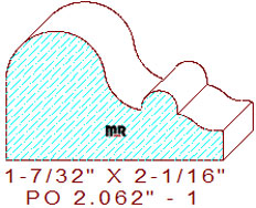 Applied Moulding 2-1/16" - 1 Applied Moulding 2-1/16" - 1