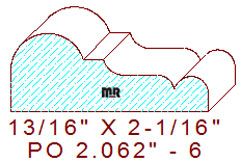 Applied Moulding 2-1/16" - 6 Applied Moulding 2-1/16" - 6