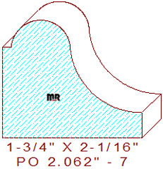 Applied Moulding 2-1/16" - 7 Applied Moulding 2-1/16" - 7