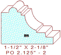 Applied Moulding 2-1/8" - 2 Applied Moulding 2-1/8" - 2