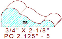 Applied Moulding 2-1/8" - 5