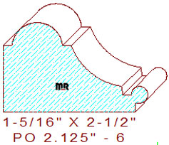 Applied Moulding 2-1/8" - 6